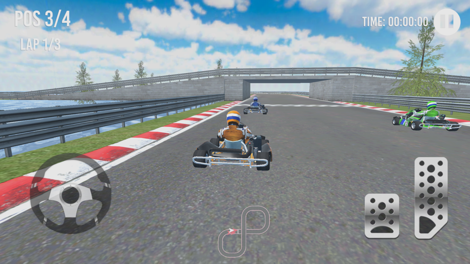 #4. Go Kart Racing Cup 3D (iOS) Bởi: ArgeWorld