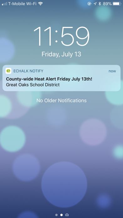 eChalk Notify screenshot 2