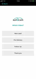 AUTOCAM Sales screenshot #1 for iPhone