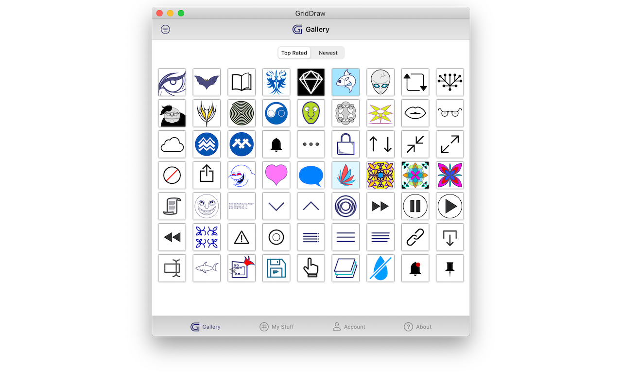 Grid Draw- Logo & Icon Creator