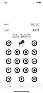 fx Calculator (inc Sales Tax) screenshot #5 for iPhone