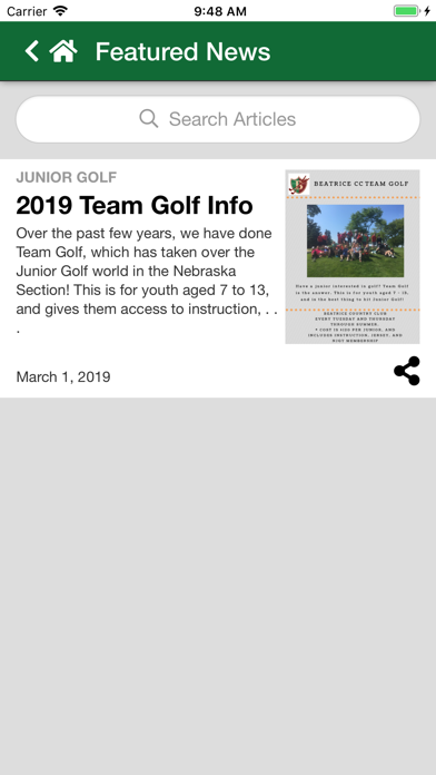 Beatrice Country Club Screenshot