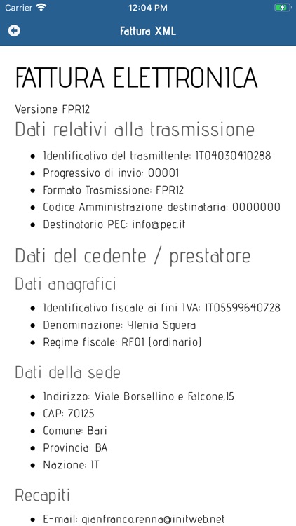 Fatturazione OnLine screenshot-4