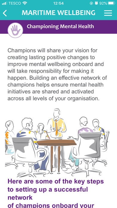 Screenshot 3 of Maritime Wellbeing App