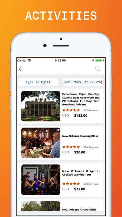 New Orleans Travel Guide Screenshot