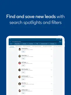LinkedIn Sales Navigator iPad image 2