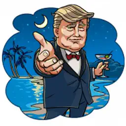 Funny Donald Trump Emoji app icon