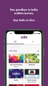Givs - Loyalty & Reward Cards screenshot