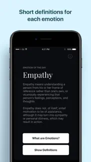 emotions dictionary iphone screenshot 1