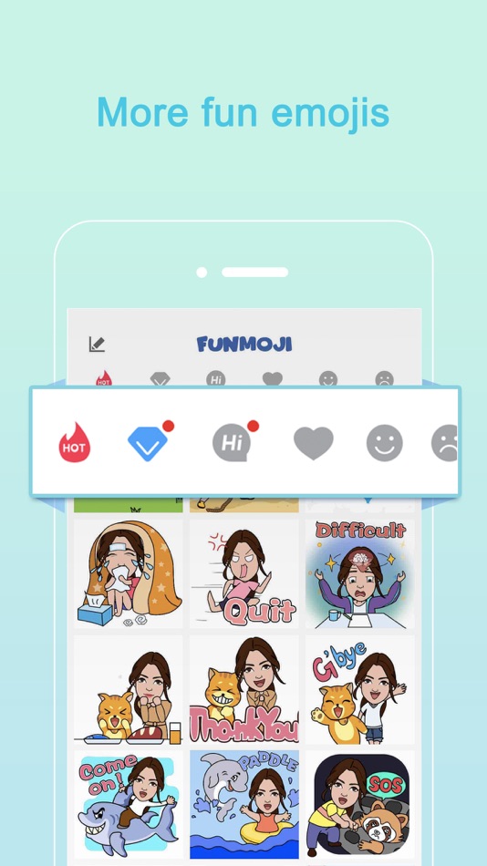 #2. FUNmoji - Customized Avatar! (iOS) 由: Beijing Xiaoxiong Bowang Technology Co., Ltd.