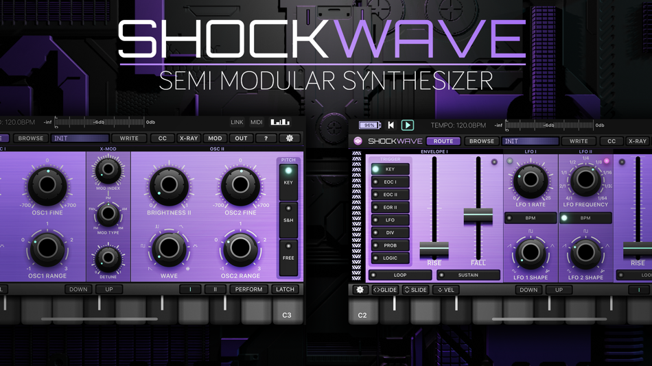 #1. ShockWave - Synth Module (iOS) 由: Kai Aras