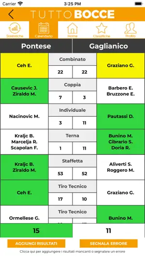 TuttoBocce screenshot 3