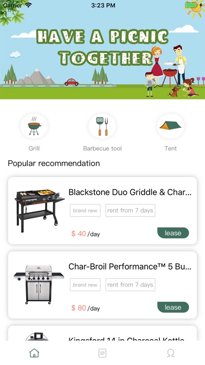 Picnic Barbecue Rental