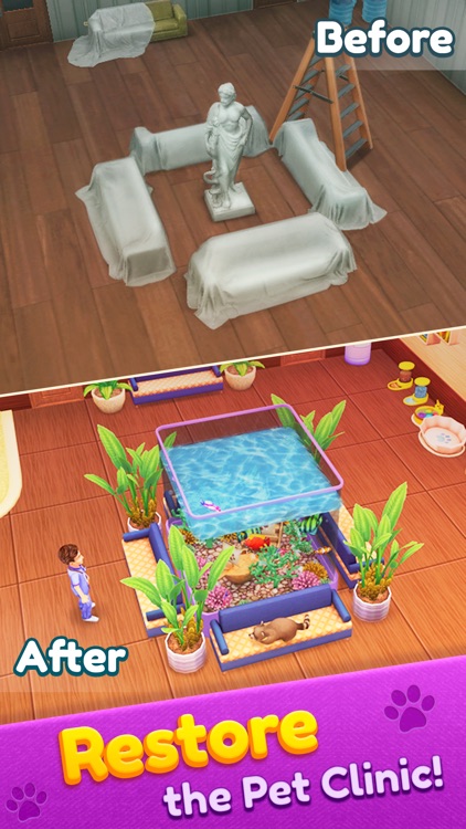 Pet Clinic: Match 3 Puzzle screenshot-0