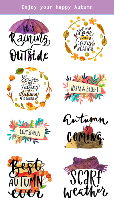 Autumn - Greetings with Animal Screenshot