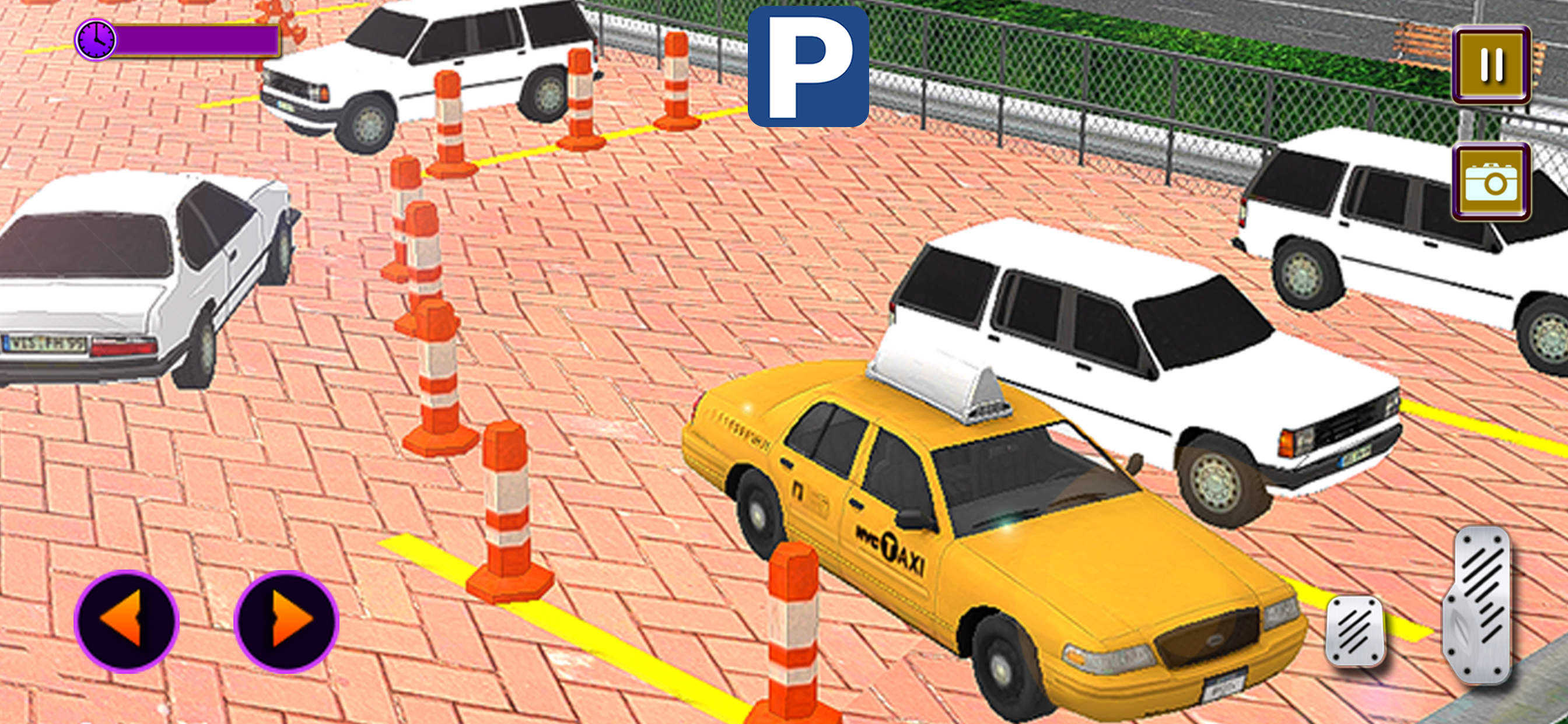 Taxi Driver Car Parking Games