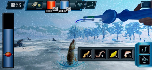 Ice fishing game.Catching carp on the App Store