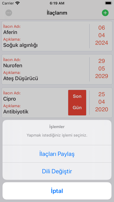 App screenshot
