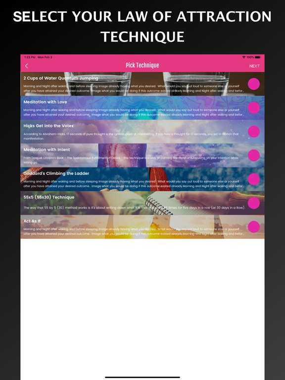 Screenshot #6 pour Create & Manifest Dream Goals