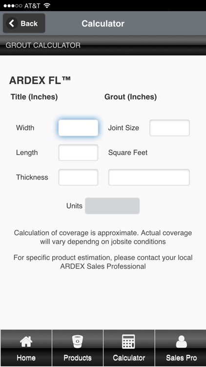 ARDEX Americas Product Calc screenshot-4