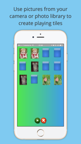 Family face match game screenshot