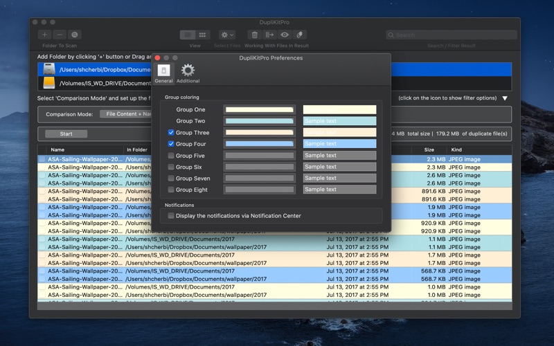 App screenshot
