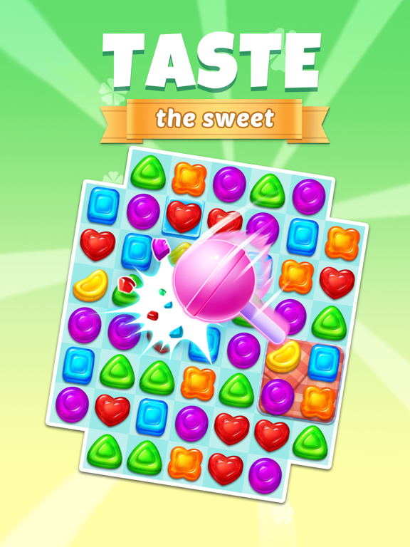 Sweety City - Match 3 Games iPad screenshot
