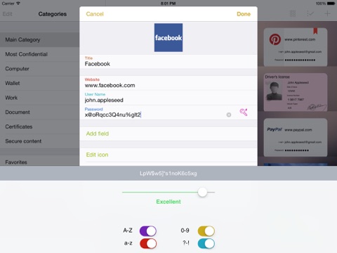 Screenshot #6 pour oneSafe password manager