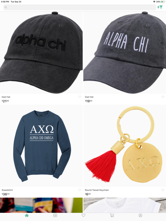 FindGreek iPad screenshot 1 - Shopping app