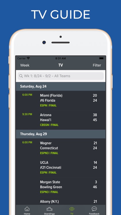 Iowa State Football Schedules screenshot-6