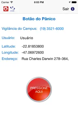 Game screenshot Botão de Pânico Unicamp apk