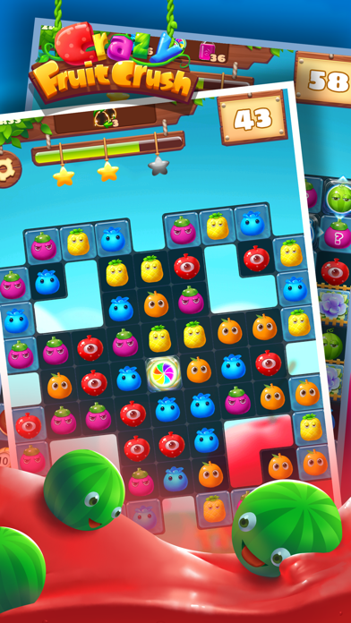 Crazy Fruit Crush - Match Game Screenshot