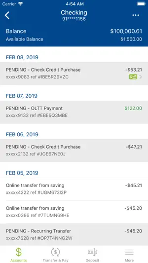 VAPR MOBILE BANKING screenshot 4