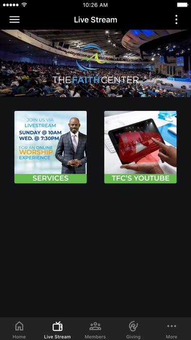 The Faith Center Sunrise Screenshot