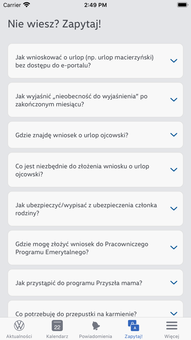 Aplikacja VWP Screenshot