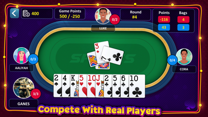 Screenshot #2 pour Spades: Casino Card Game