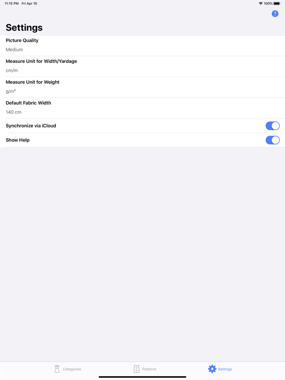 Sewing Patterns Lite iPad screenshot 4 - Lifestyle app