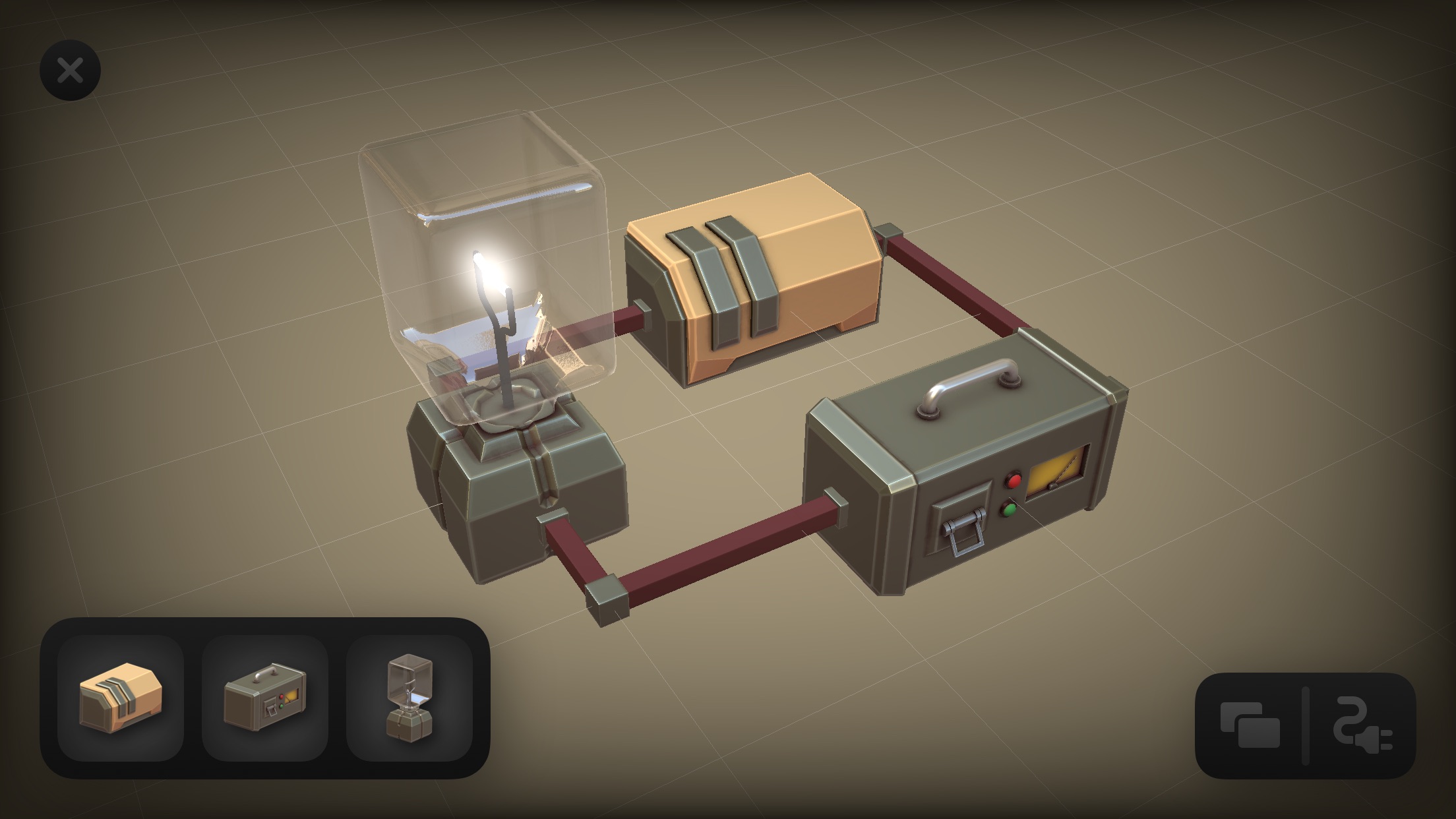 Screenshot do app Circuitry - 3D Circuit Builder