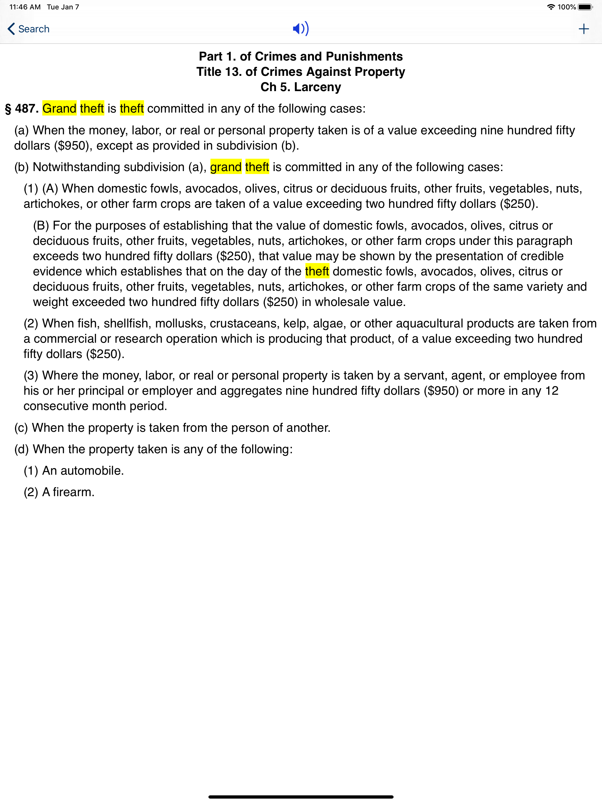 CA Penal Code 2026