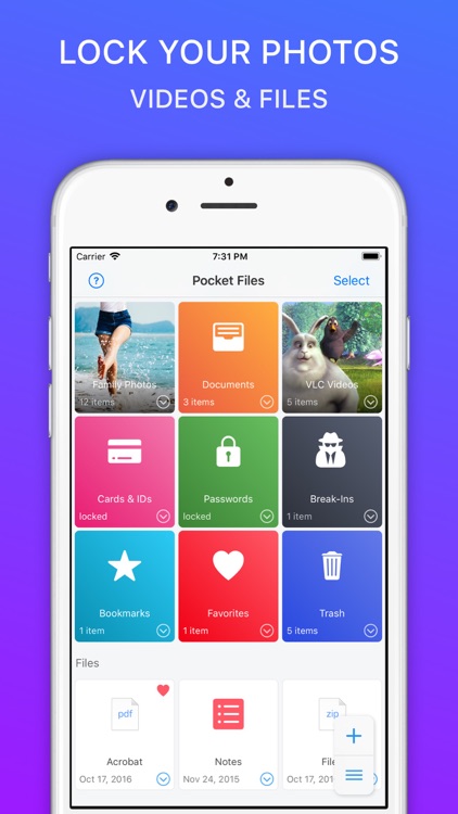 PocketFiles: Photo Video Vault