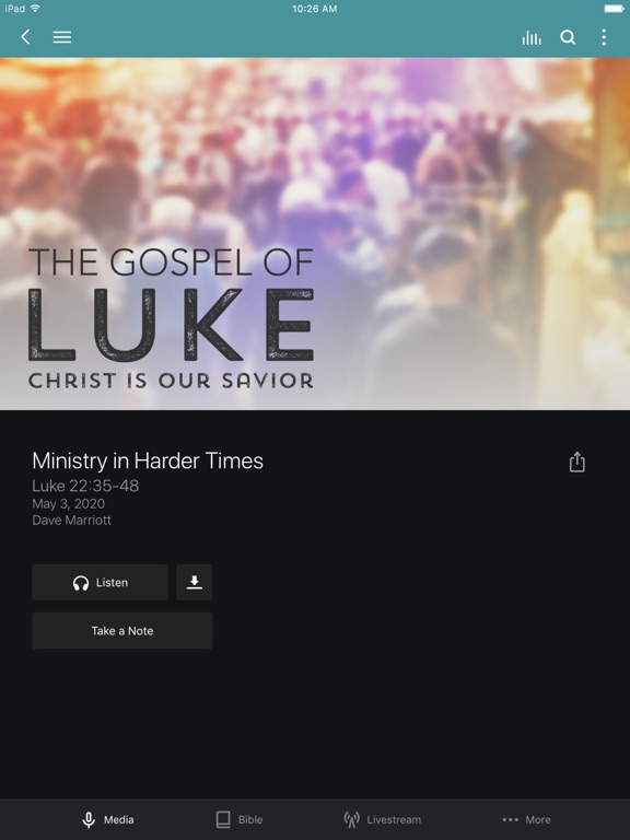 Growing through God's Word iPad screenshot 2 - Education app