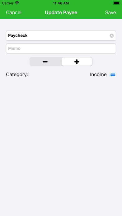 myBill$ Lite iPhone screenshot 7 - Finance app