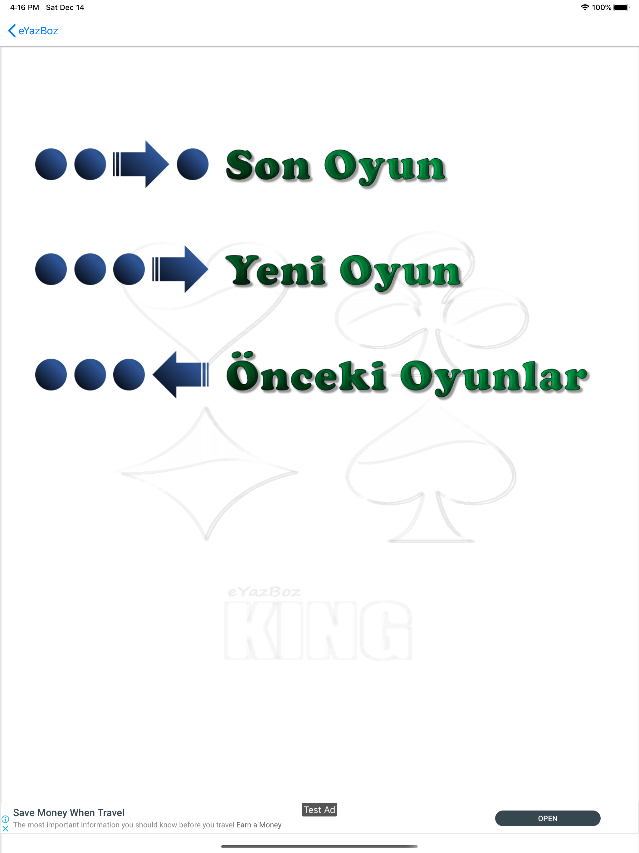 eYazBoz (King & Okey Çetelesi) screenshot 8