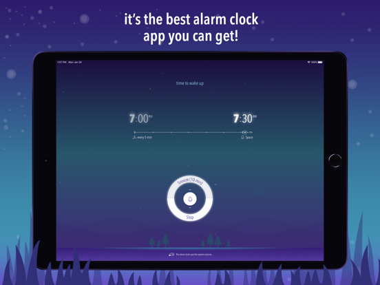 Gentle Talking Alarm Clock iPad screenshot 7 - Productivity app