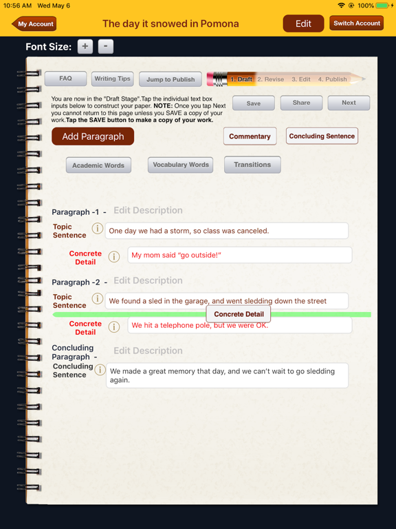Screenshot #5 pour iGoWrite: Auto-Score