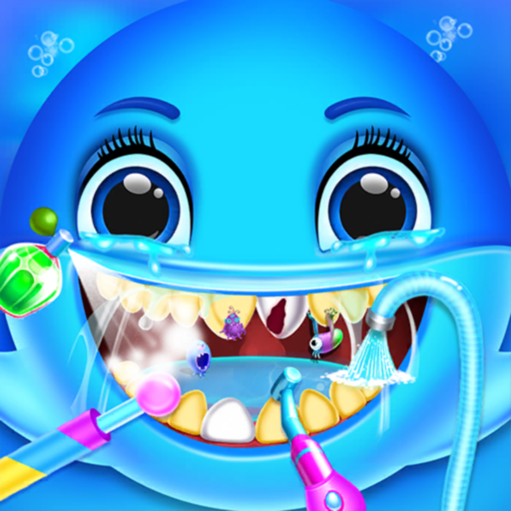 歯医者さんゲームザメ 歯医者サメのかぞくゲーム Iphoneアプリ Applion