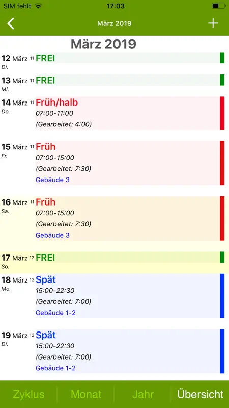 FlexR (Shift planner) screenshot 7 of 10