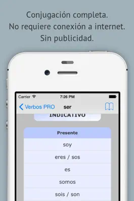 Game screenshot 10.000 verbos en español PRO hack