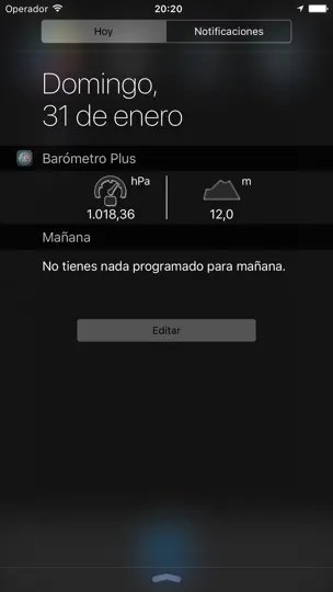 Captura de pantalla de Barómetro Plus - Altímetro PRO en iPhone 4