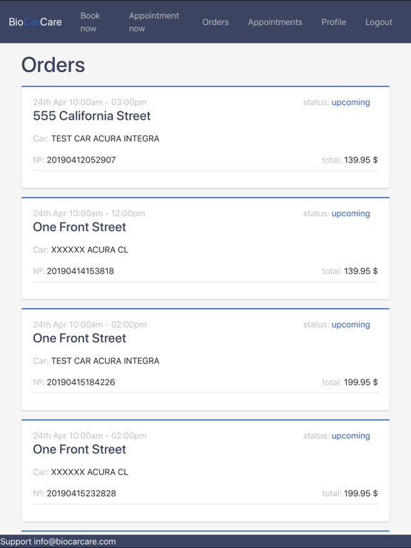 Bio Car Care iPad screenshot 6 - Business app